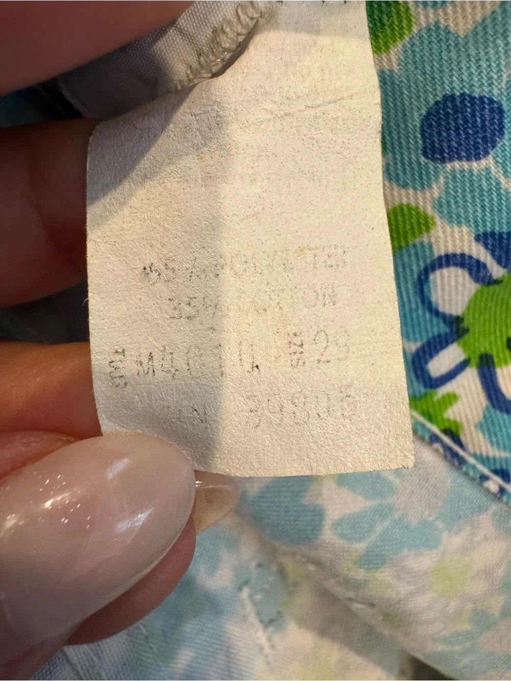 RARE Lilly Pulitzer Men’s Stuff Jeans blue/green floral print flare pants